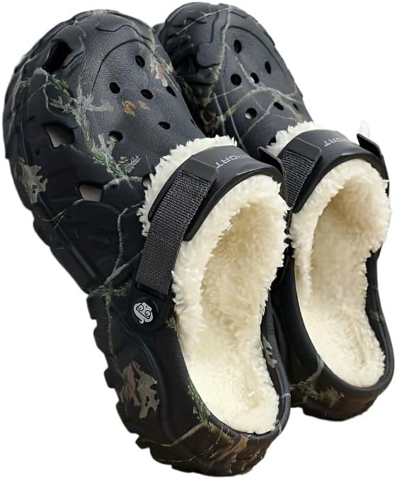 Мужские зимние теплые тапочки - повседневные EVA сабо с низким верхом и круглым носком, с тканевой подкладкой, нескользящие домашние туфли для осени/зимы Fmshi, черный
Мужские зимние теплые тапочки - повседневные EVA сабо с низким верхом и круглым носком, с тканевой подкладкой, нескользящие домашние туфли для осени/зимы Fmshi, черный