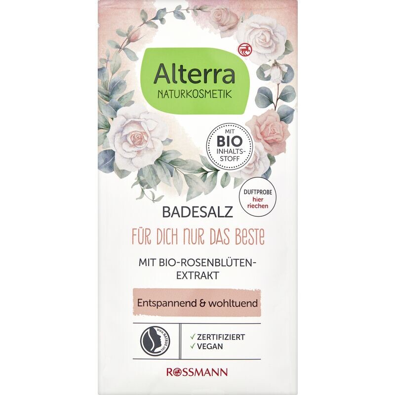 Соли для ванн Только лучшее для вас Alterra NATURKOSMETIK, 60 g
Соли для ванн Только лучшее для вас Alterra NATURKOSMETIK, 60 g