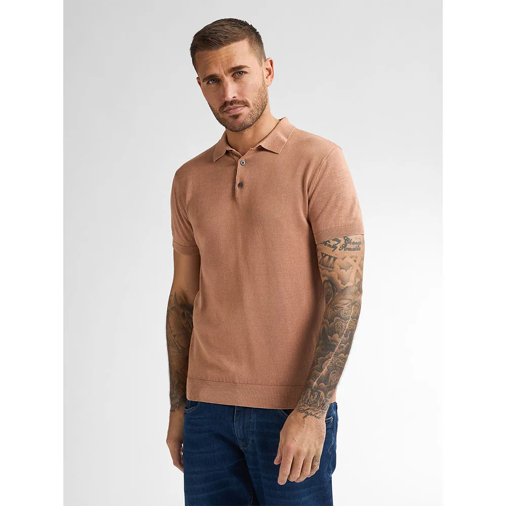 Поло с коротким рукавом Petrol Industries M-1050-KWC207, коричневый 
Поло с коротким рукавом Petrol Industries M-1050-KWC207, коричневый