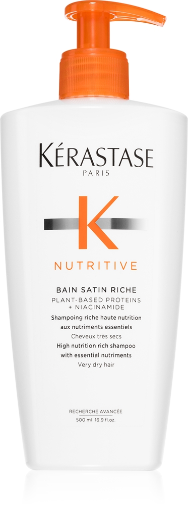 Питательный шампунь Nutritive Bain Satin Riche Intensive Kérastase, 500 мл
Питательный шампунь Nutritive Bain Satin Riche Intensive Kérastase, 500 мл