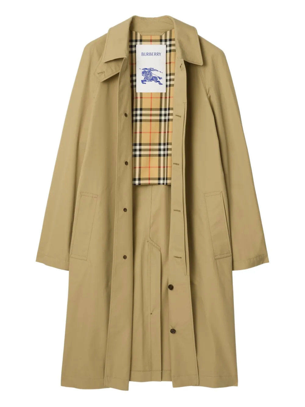 Однобортное пальто Burberry, бежевый
Однобортное пальто Burberry, бежевый
