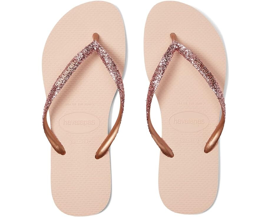 Сандалии Havaianas Slim Glitter II Flip Flop, цвет Ballet Rose/Golden Blush
Сандалии Havaianas Slim Glitter II Flip Flop, цвет Ballet Rose/Golden Blush