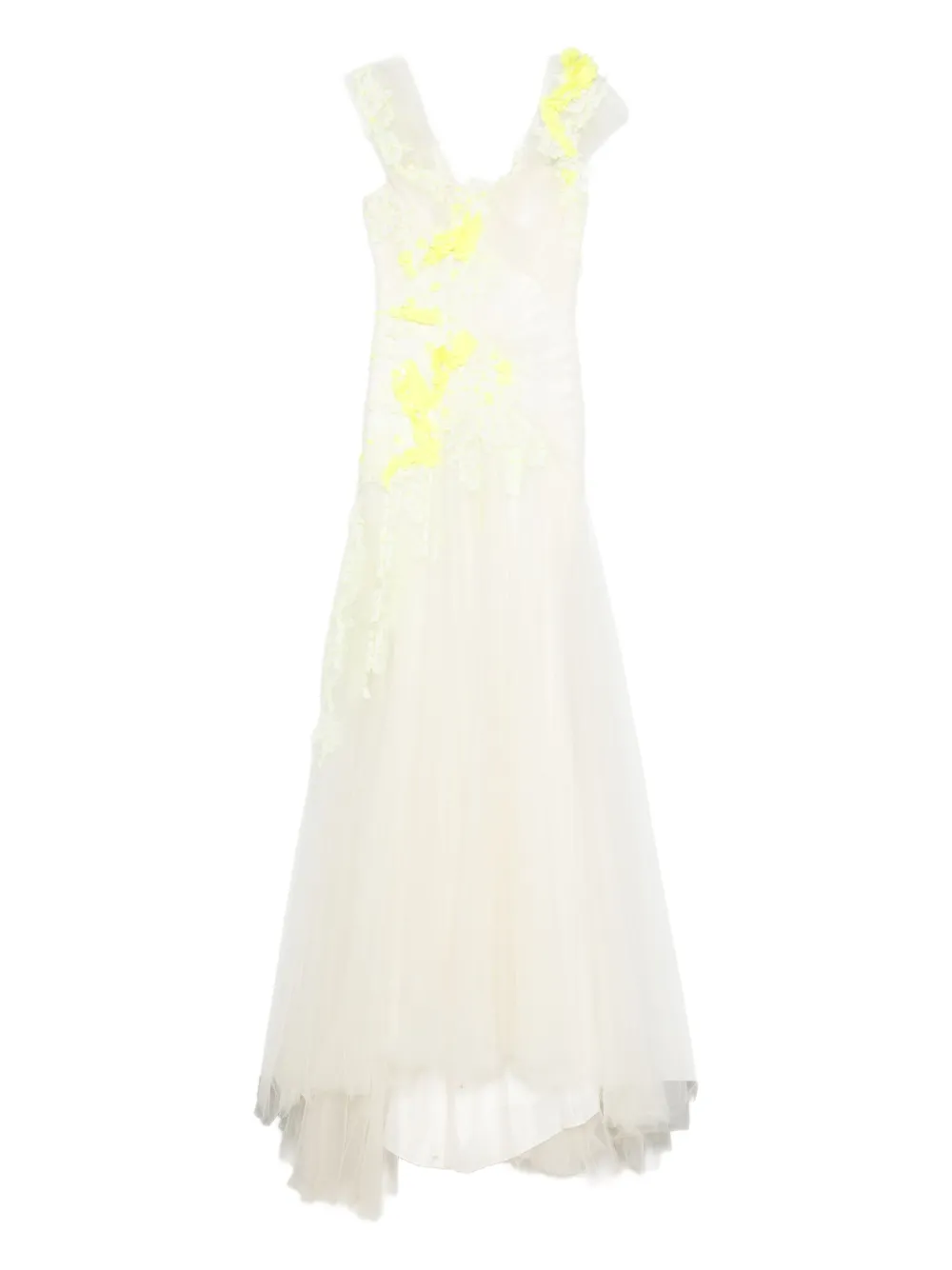Платье макси из тюля с цветочным декором Gemy Maalouf, белый
Платье макси из тюля с цветочным декором Gemy Maalouf, белый
