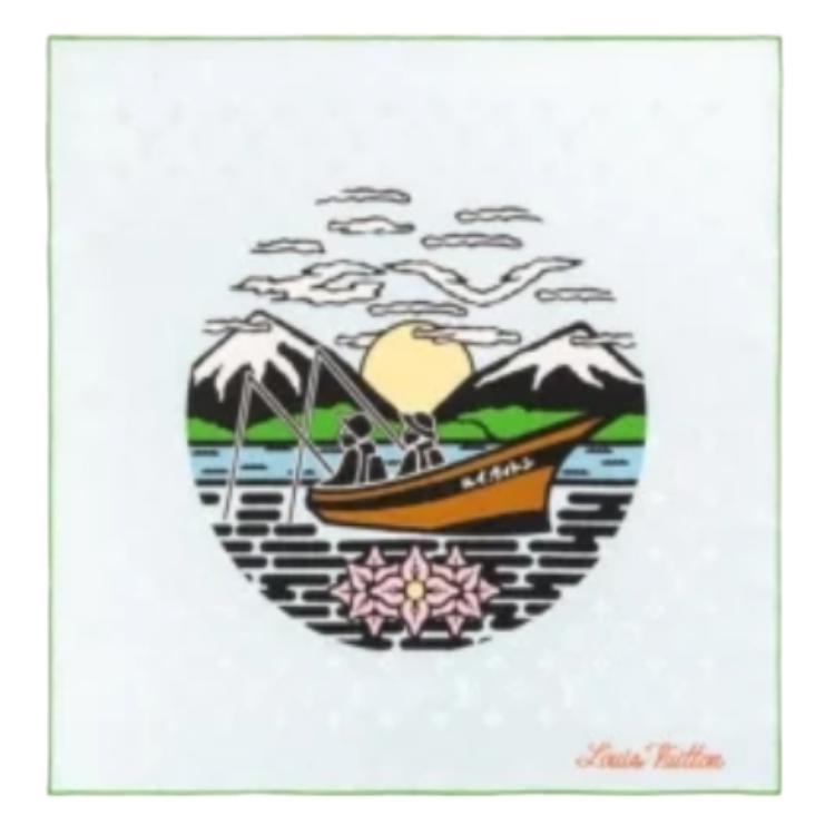 LOUIS VUITTON Луи Витон Сити Штамп Бандана, Blue
LOUIS VUITTON Луи Витон Сити Штамп Бандана, Blue