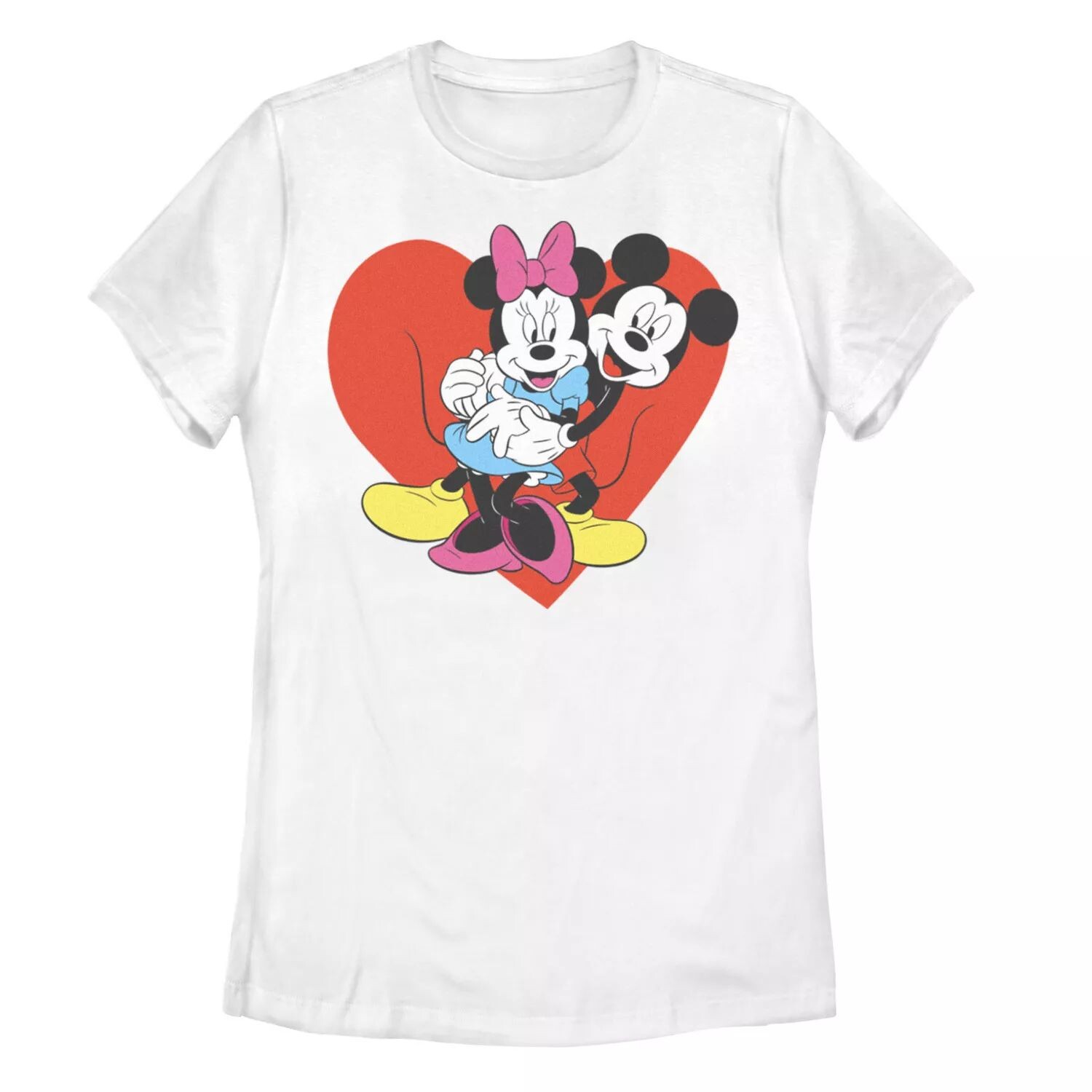 Детская футболка Disney's с рисунком сердечка Микки и Минни Маус Licensed Character 
Детская футболка Disney's с рисунком сердечка Микки и Минни Маус Licensed Character