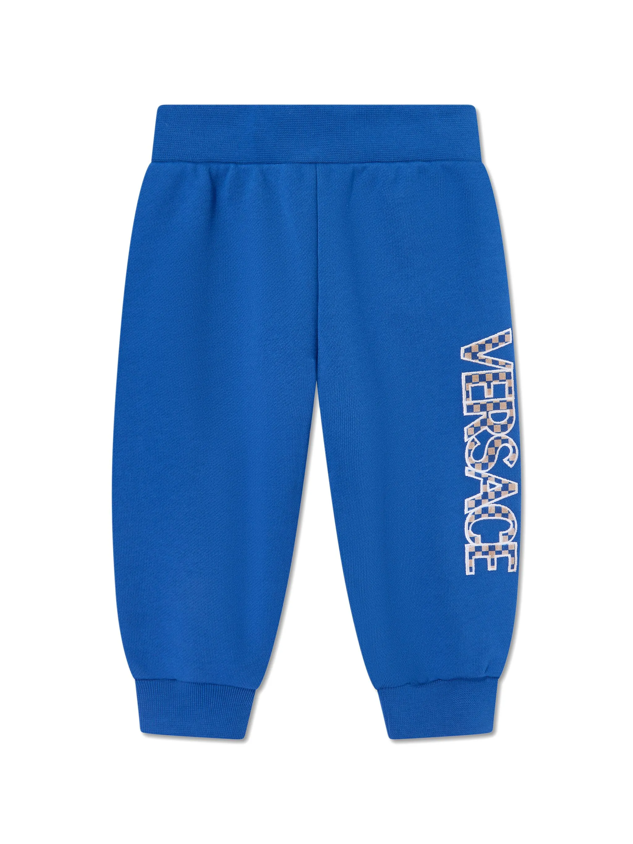 Спортивные брюки с вышитым логотипом Versace Kids, синий
Спортивные брюки с вышитым логотипом Versace Kids, синий