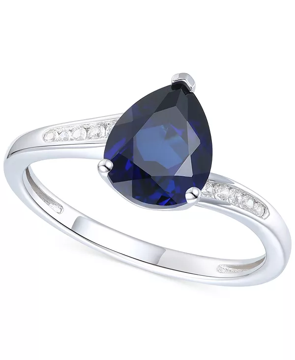 Кольцо с грушевидным завитком из серебра 14 карат с аметистом (1-1/3 карата) и выращенным в лаборатории белым сапфиром (1/10 карата) (также с другими драгоценными камнями) Macy'S, sapphire
Кольцо с грушевидным завитком из серебра 14 карат с аметистом (1-1/3 карата) и выращенным в лаборатории белым сапфиром (1/10 карата) (также с другими драгоценными камнями) Macy'S, sapphire