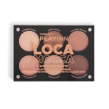 Палитра теней для век Playinn Loca Mocca — матовые и мерцающие Inglot
Палитра теней для век Playinn Loca Mocca — матовые и мерцающие Inglot