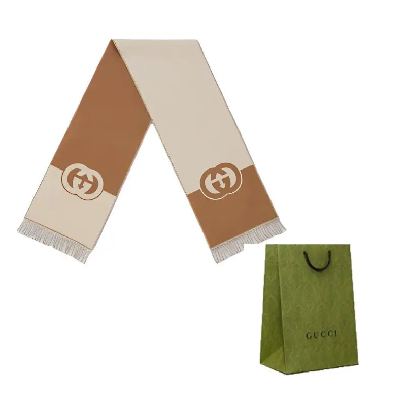 Шерстяной кашемировый шарф с переплетенным узором G GUCCI, бежевый
Шерстяной кашемировый шарф с переплетенным узором G GUCCI, бежевый