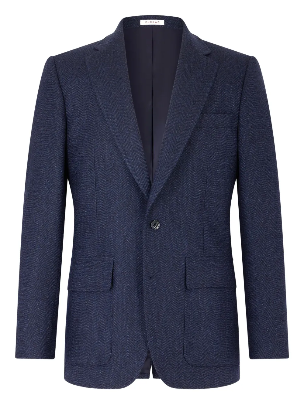 Пиджак из смесовой шерсти с накладными карманами FURSAC, синий
Пиджак из смесовой шерсти с накладными карманами FURSAC, синий