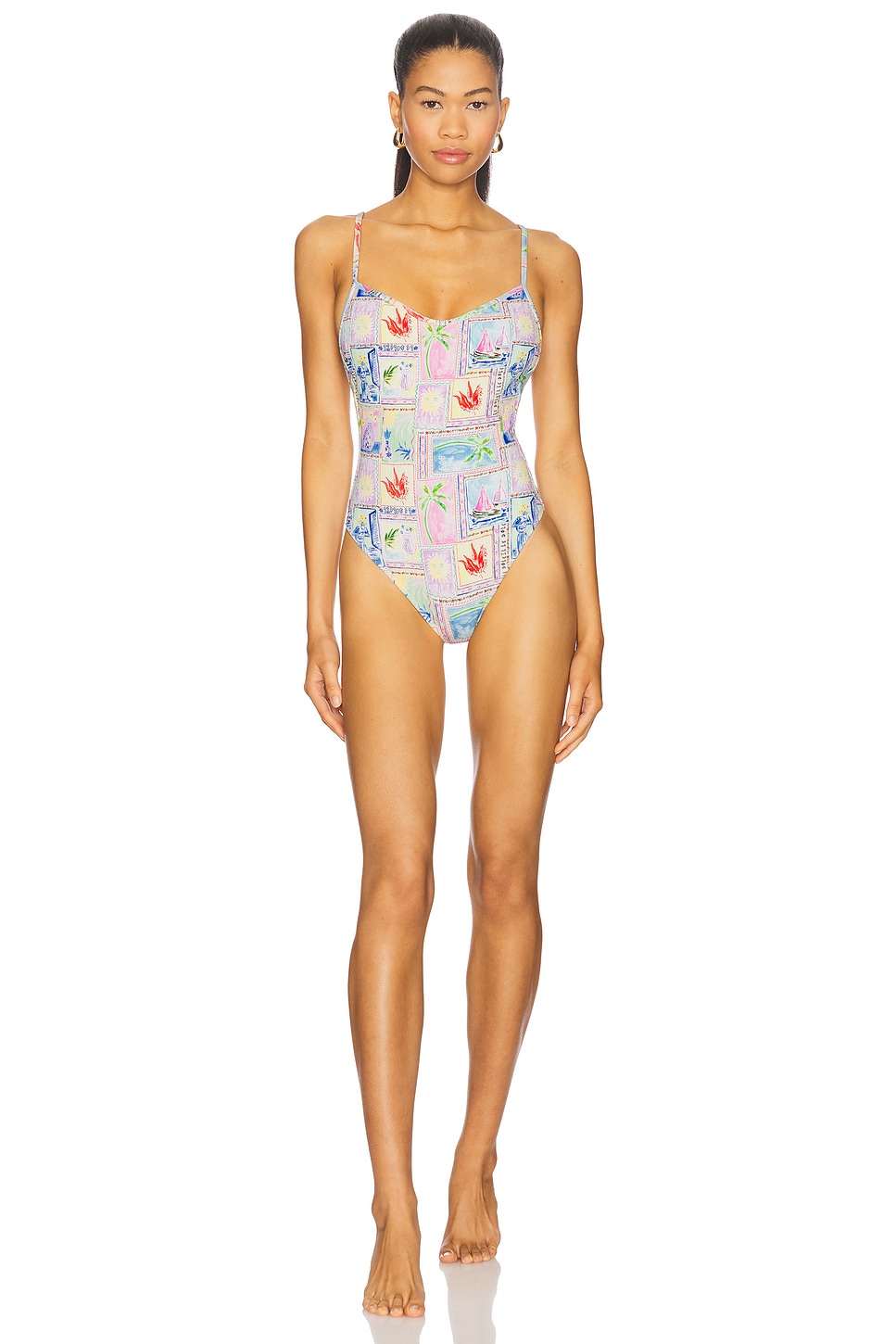 Купальник "Ahoy" в одну деталь Show Me Your Mumu, summer soleil
Купальник "Ahoy" в одну деталь Show Me Your Mumu, summer soleil