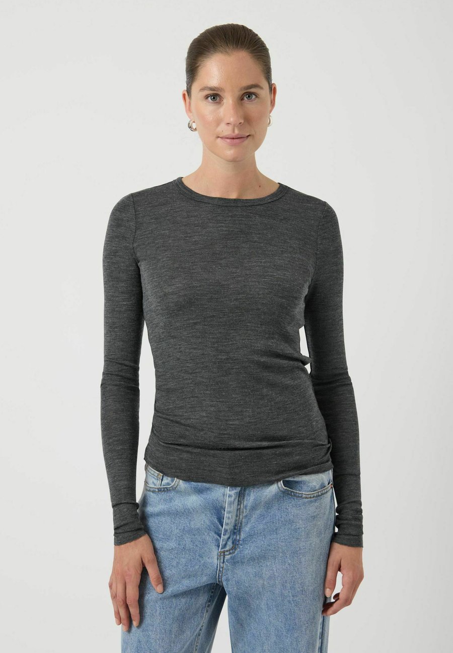 Топ YAS Long sleeved top, Dark Grey Melange/Mottled Dark Grey
Топ YAS Long sleeved top, Dark Grey Melange/Mottled Dark Grey