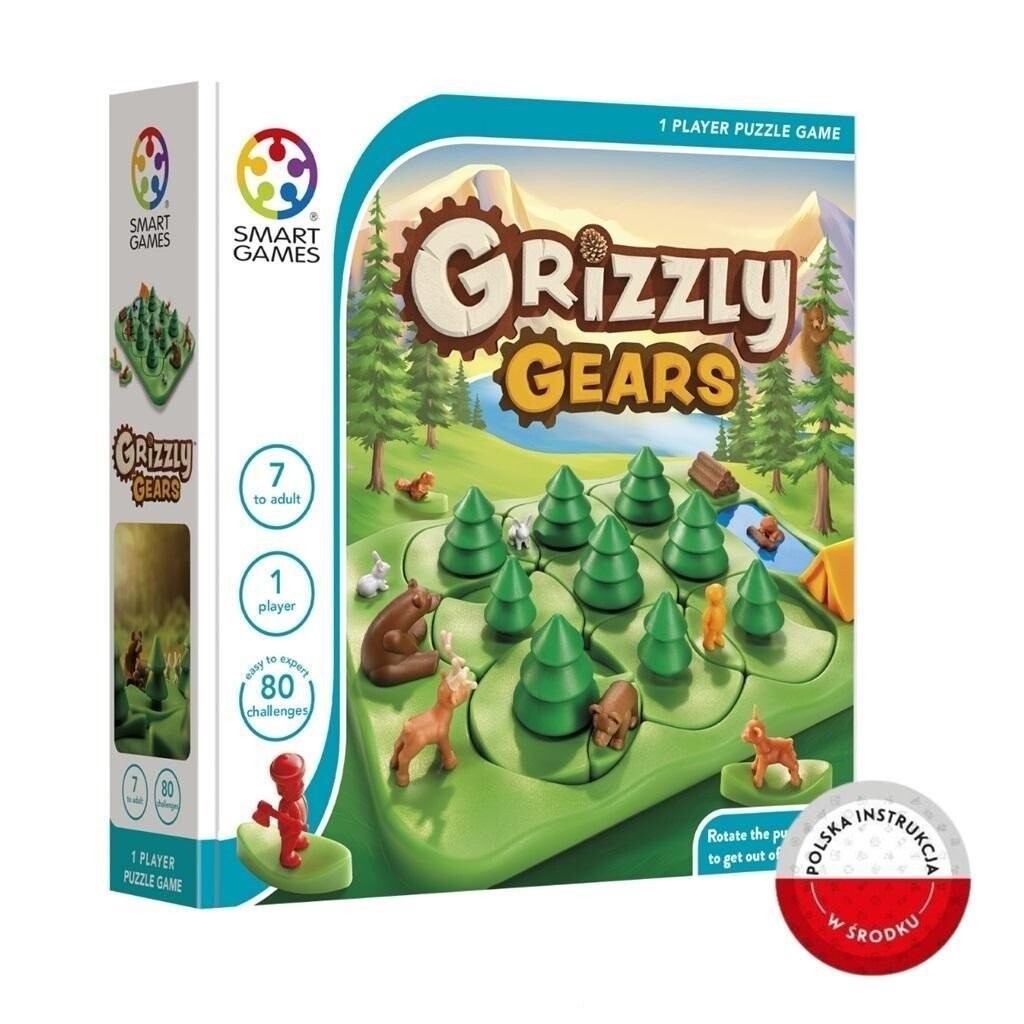 Настольная игра Grizzly Gears от Smart Games
Настольная игра Grizzly Gears от Smart Games