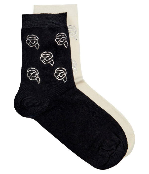 Носки женские Karl Lagerfeld хлопковые с принтом 2 пары, белый/черный
Носки женские Karl Lagerfeld хлопковые с принтом 2 пары, белый/черный