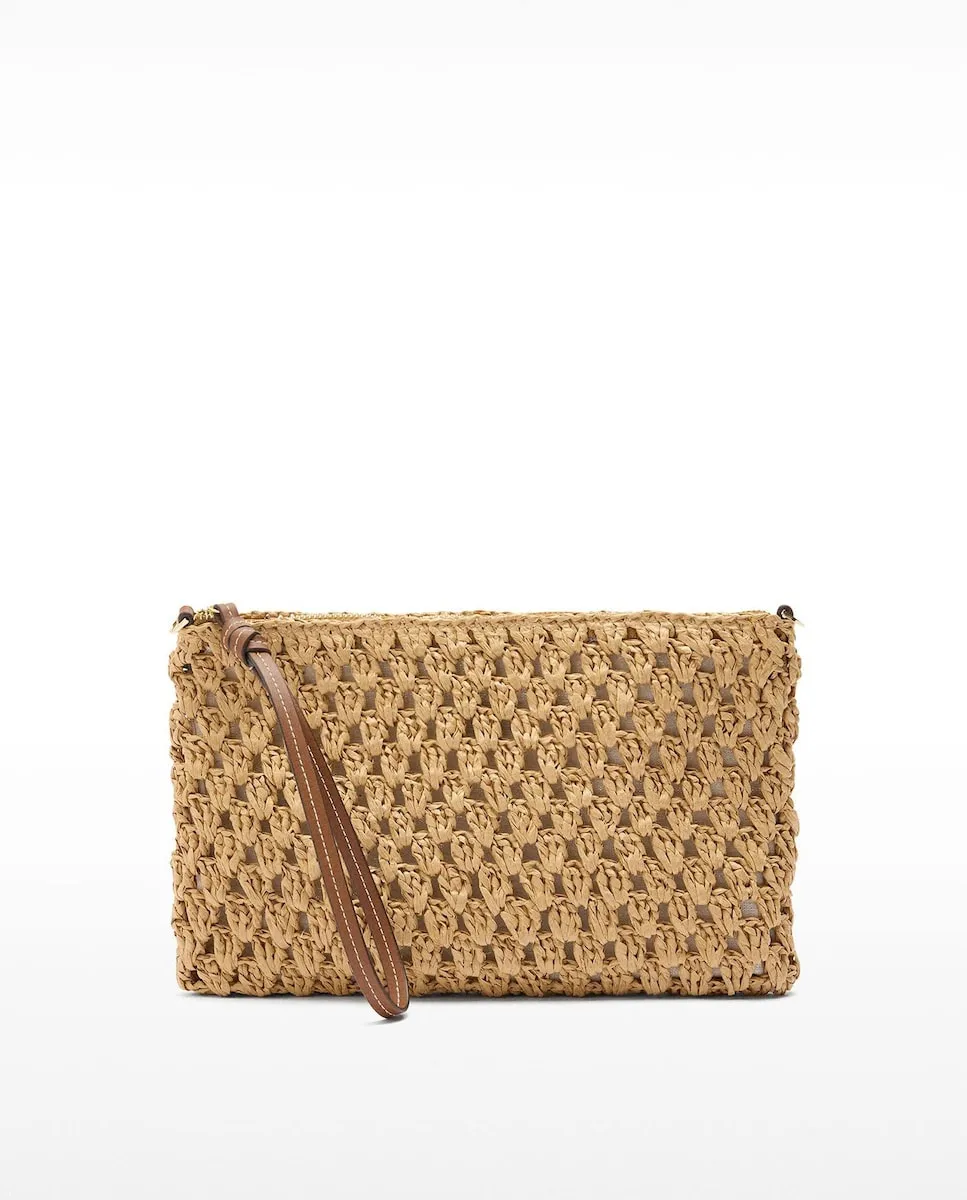 Сумка-тоут из эффекта рафии с гладкой молнией Parfois, коричневый
Сумка-тоут из эффекта рафии с гладкой молнией Parfois, коричневый