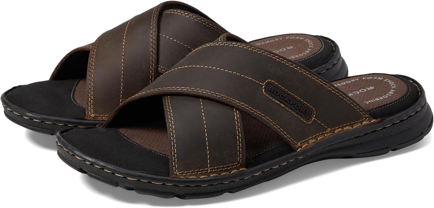 Сандалии Rockport Darwyn Cross Band, Brown II Leather
Сандалии Rockport Darwyn Cross Band, Brown II Leather