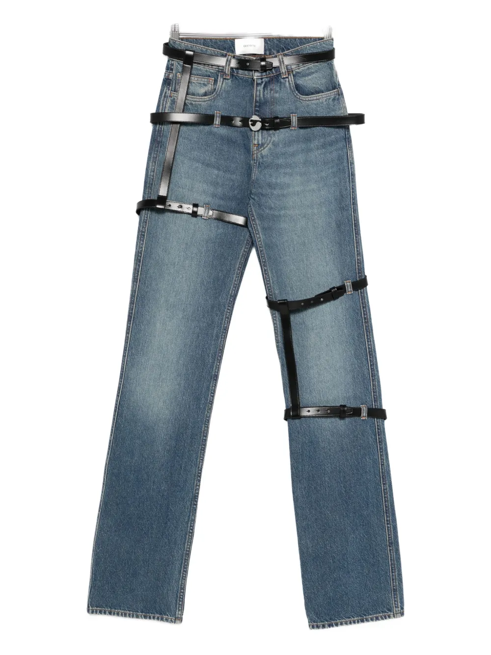 Джинсы с поясом Coperni, синий
Джинсы с поясом Coperni, синий
