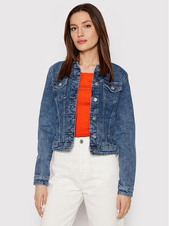 Джинсовая куртка стандартного кроя Only, синий
Джинсовая куртка стандартного кроя Only, синий