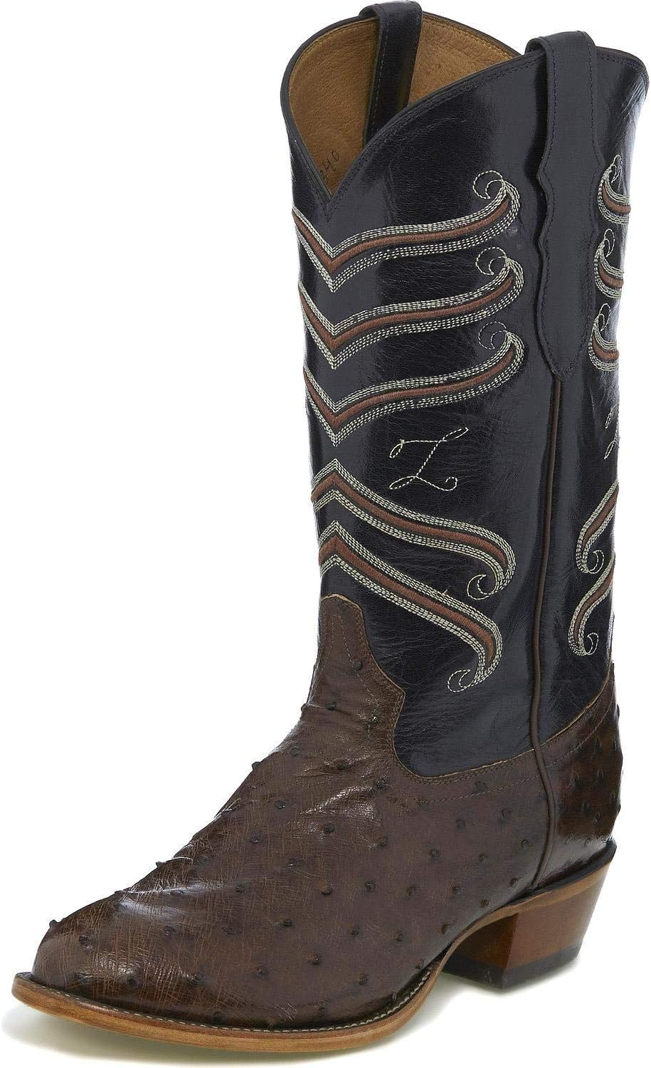 Мужские ковбойские сапоги Tony Lama из коричневой кожи с полноценной шкурой страуса
Мужские ковбойские сапоги Tony Lama из коричневой кожи с полноценной шкурой страуса