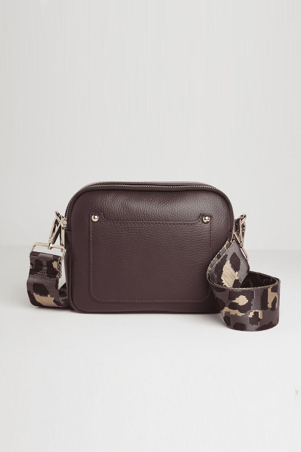 Сумка через плечо с темным леопардовым ремешком Betsy & Floss, красный
Сумка через плечо с темным леопардовым ремешком Betsy & Floss, красный