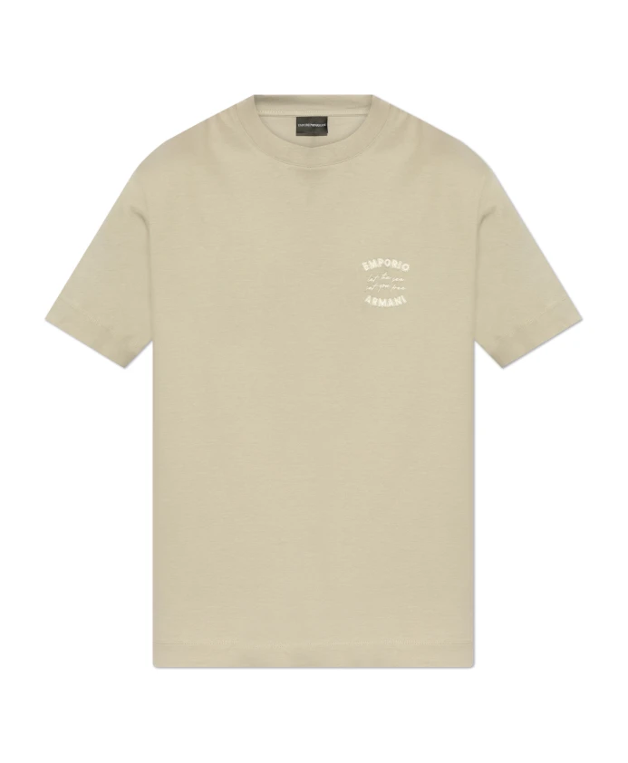 Футболка с логотипом Emporio Armani, бежевый
Футболка с логотипом Emporio Armani, бежевый
