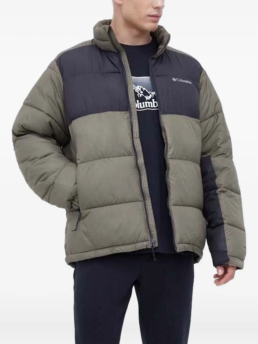 Куртка-пуховик с цветными блоками Columbia, зеленый
Куртка-пуховик с цветными блоками Columbia, зеленый