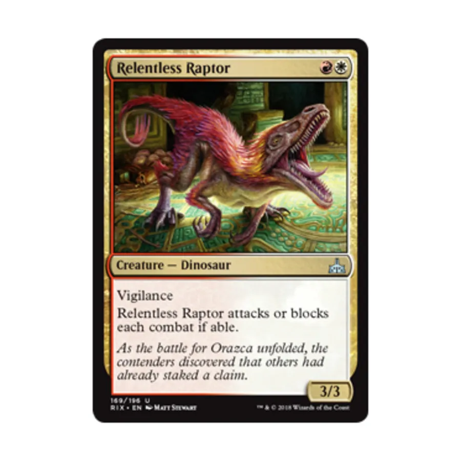 CCG Безжалостный Раптор (U), MTG - Rivals of Ixalan
CCG Безжалостный Раптор (U), MTG - Rivals of Ixalan