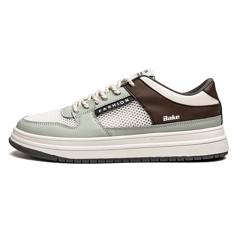 Легкие, дышащие и износостойкие низкие мужские кроссовки для скейтбординга BAKE, Light Green
Легкие, дышащие и износостойкие низкие мужские кроссовки для скейтбординга BAKE, Light Green