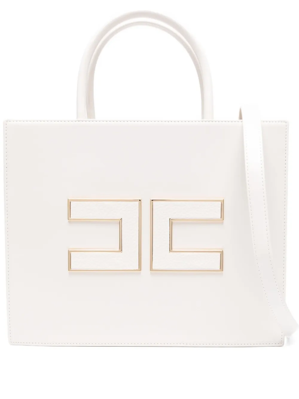 Сумка-тоут с логотипом Elisabetta Franchi, белый
Сумка-тоут с логотипом Elisabetta Franchi, белый