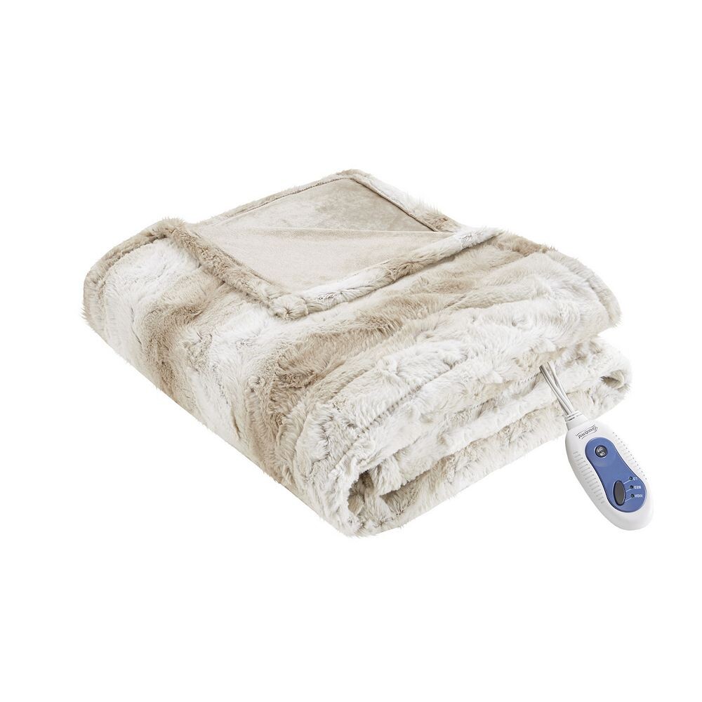 Большое одеяло Beautyrest Marselle из искусственного меха с электрическим подогревом, песочный
Большое одеяло Beautyrest Marselle из искусственного меха с электрическим подогревом, песочный