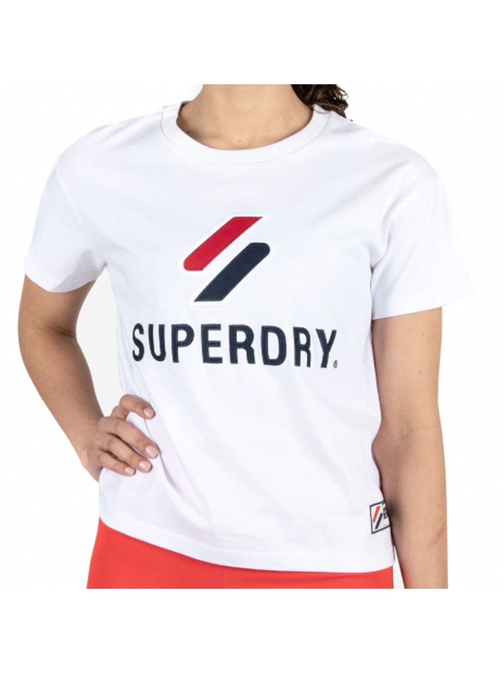 Классическая футболка Superdry, белый 
Классическая футболка Superdry, белый