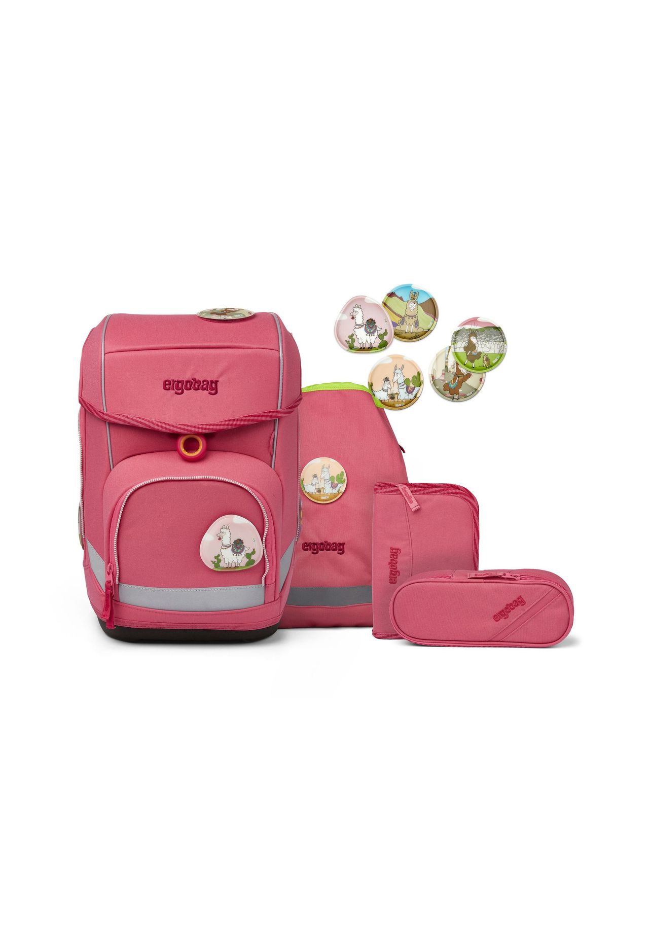 Набор школьных сумок Cubo, 5 предметов включая комплект липучек Ergobag, цвет Lamas In B_rjamas
Набор школьных сумок Cubo, 5 предметов включая комплект липучек Ergobag, цвет Lamas In B_rjamas