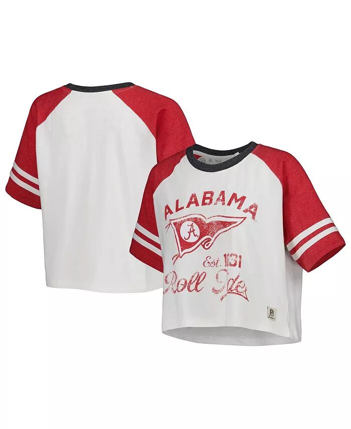Женская белая состаренная меланжевая футболка Alabama Crimson Tide Beaumont Cropped Raglan Pressbox
Женская белая состаренная меланжевая футболка Alabama Crimson Tide Beaumont Cropped Raglan Pressbox
