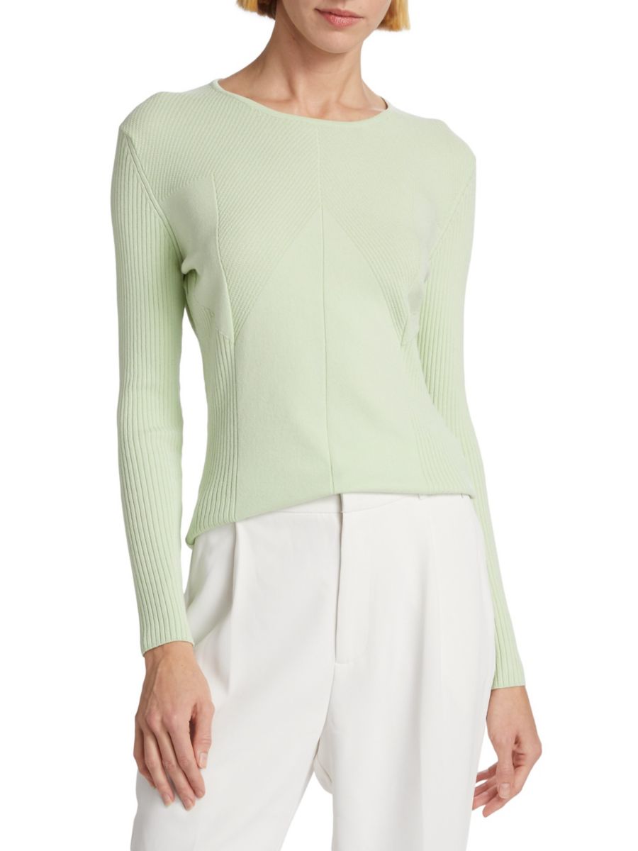 Топ с круглым вырезом из рубчатой вязки Saks Fifth Avenue, цвет Surf Spray
Топ с круглым вырезом из рубчатой вязки Saks Fifth Avenue, цвет Surf Spray