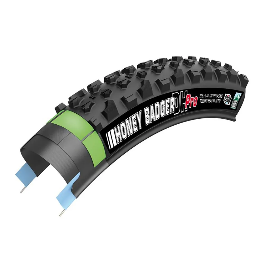 Шина для горного велосипеда Kenda Honey Badger DH 120 TPI 27.5´´ x 2.40, черный
Шина для горного велосипеда Kenda Honey Badger DH 120 TPI 27.5´´ x 2.40, черный