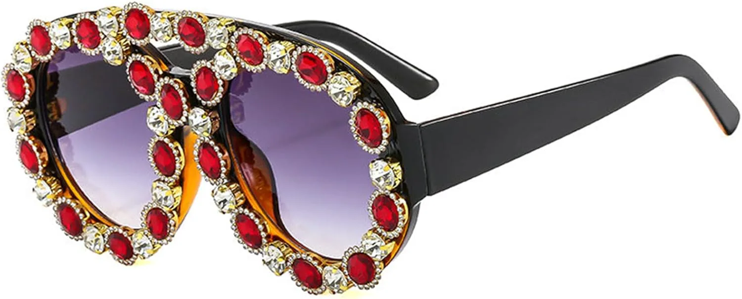 Солнцезащитные очки Willochra Oversized Bling Diamond Sunglasses для женщин и мужчин в стиле ретро, модные, 90-х, с блестящими стразами, круглые, в форме щита, Red
Солнцезащитные очки Willochra Oversized Bling Diamond Sunglasses для женщин и мужчин в стиле ретро, модные, 90-х, с блестящими стразами, круглые, в форме щита, Red