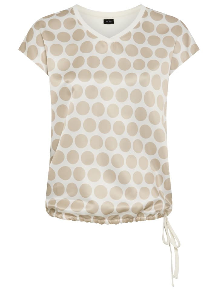 Laura Scott Бежевая блузка в горошек
Laura Scott Бежевая блузка в горошек