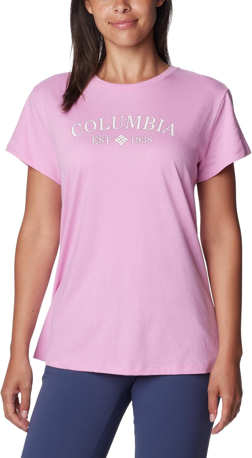 Женская футболка Columbia Trek с коротким рукавом и графическим принтом, Cosmos/Csc Tradition
Женская футболка Columbia Trek с коротким рукавом и графическим принтом, Cosmos/Csc Tradition