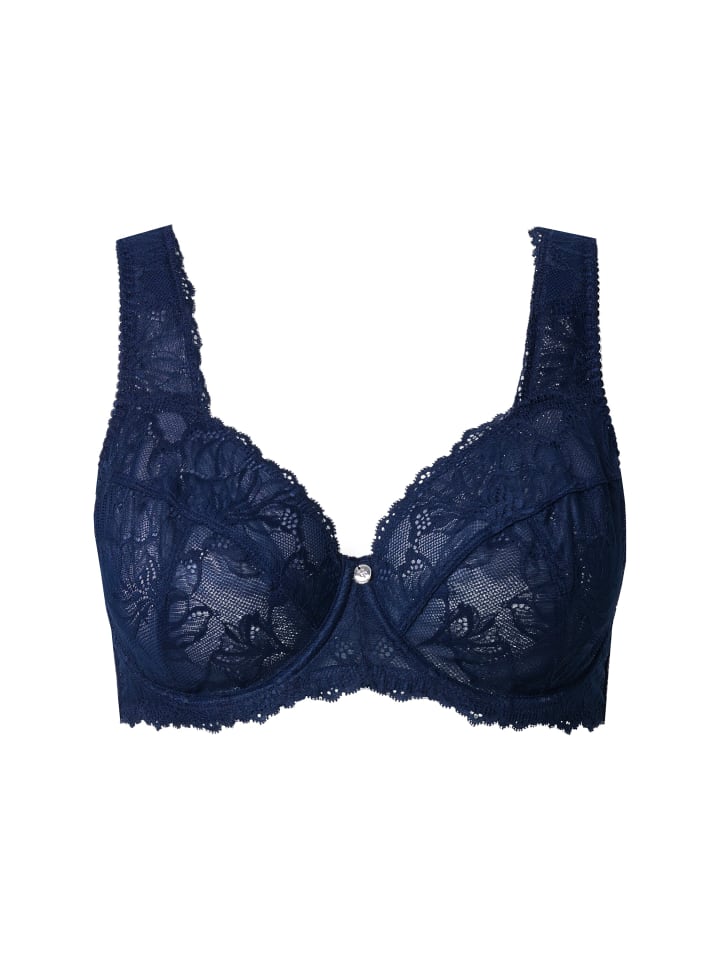 Бюстгальтер темно-синего цвета Ulla Popken
Бюстгальтер темно-синего цвета Ulla Popken