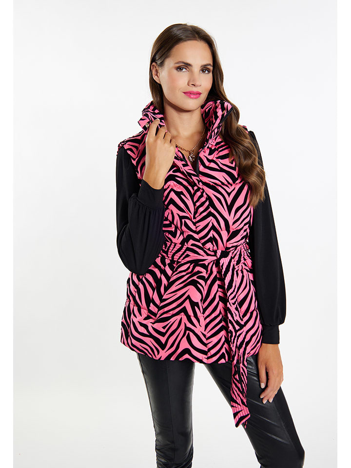 Faina Жилет розово-черного цвета
Faina Жилет розово-черного цвета