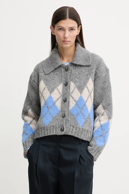 Кардиган с шерстью Marc O'Polo, серый
Кардиган с шерстью Marc O'Polo, серый