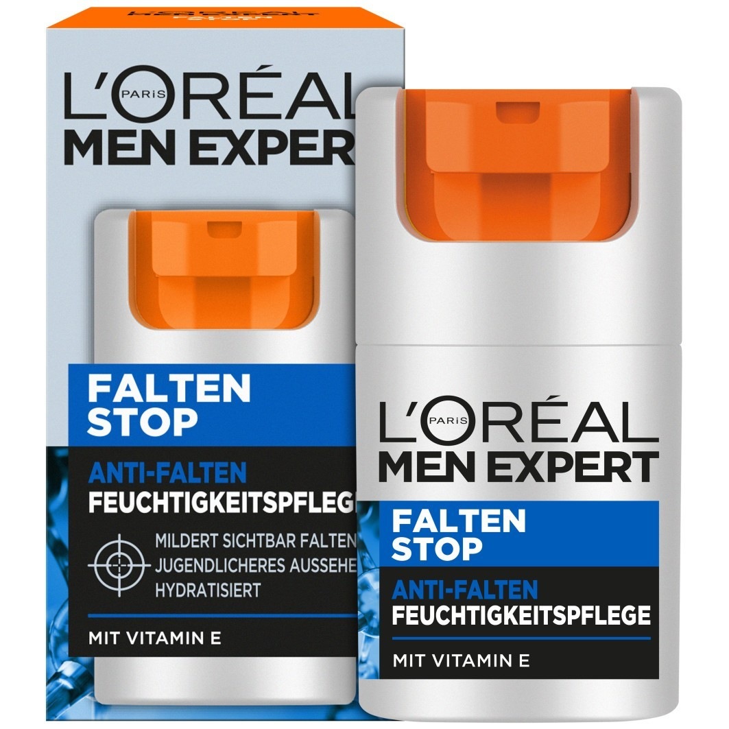 Крем для лица falten stop anti-aging mit vitamin e L Oreal Men Expert, объем 50 мл
Крем для лица falten stop anti-aging mit vitamin e L Oreal Men Expert, объем 50 мл