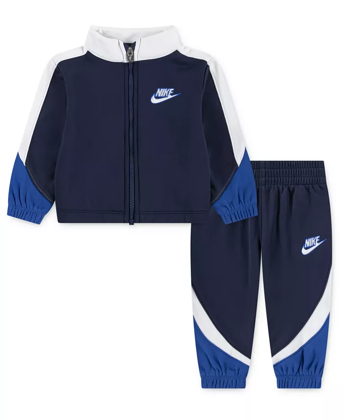 Детский комплект для мальчиков из 2 предметов: куртка с длинными рукавами и брюки Propus Color Blocked Nike, синий
Детский комплект для мальчиков из 2 предметов: куртка с длинными рукавами и брюки Propus Color Blocked Nike, синий