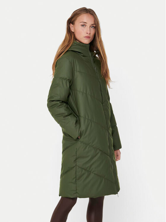 Пуховик стандартного кроя Jdy, зеленый 
Пуховик стандартного кроя Jdy, зеленый