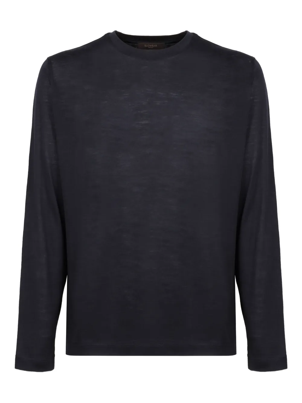 Футболка с длинными рукавами и ребристым воротником slowear, синий
Футболка с длинными рукавами и ребристым воротником slowear, синий