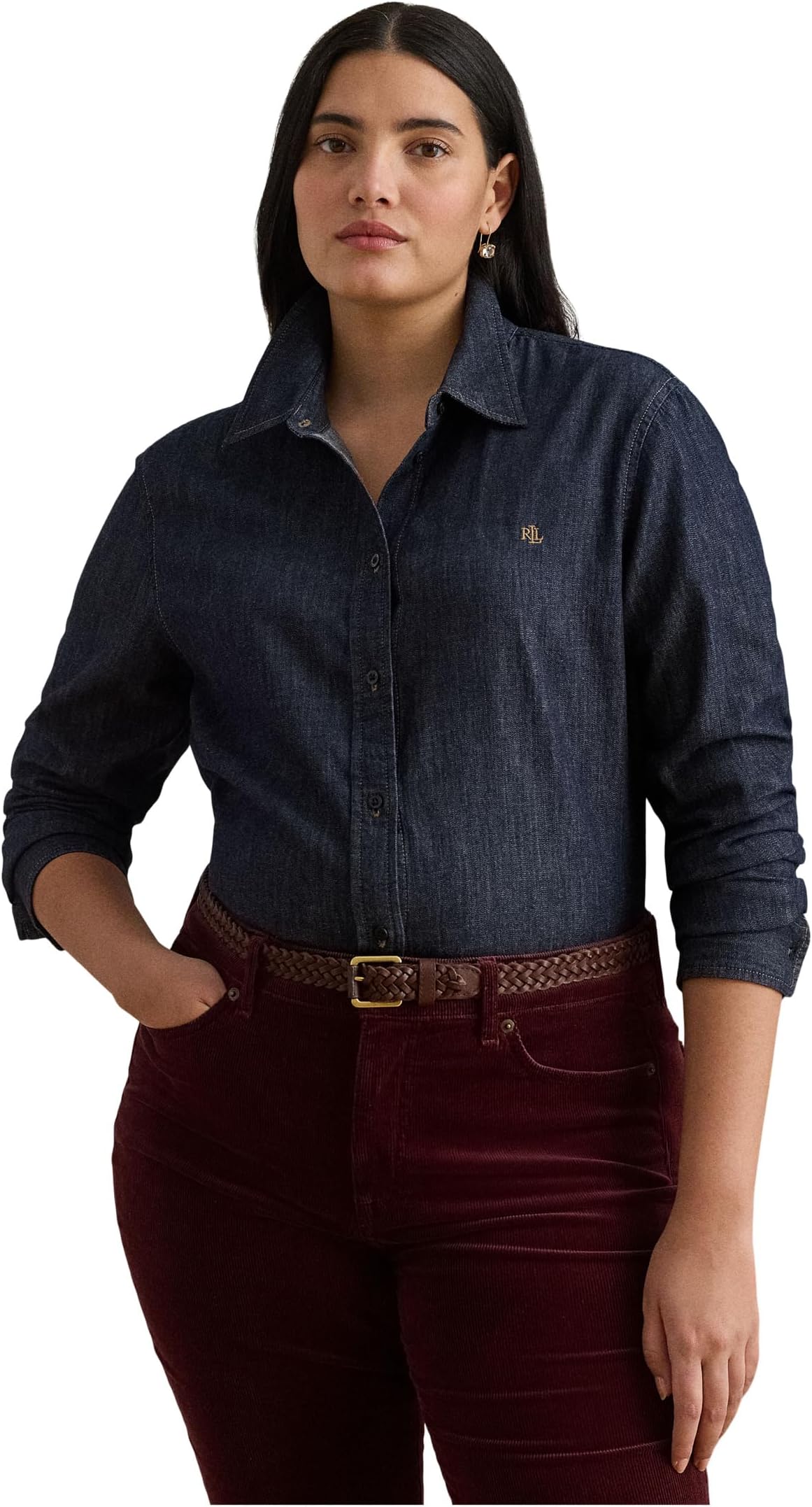 Рубашка Lauren Ralph Lauren Plus Size Denim Shirt, цвет Rinse Wash
Рубашка Lauren Ralph Lauren Plus Size Denim Shirt, цвет Rinse Wash