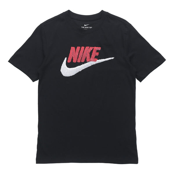 Футболка sportswear logo printing round neck short sleeve obsidian color black Nike, черный
Футболка sportswear logo printing round neck short sleeve obsidian color black Nike, черный