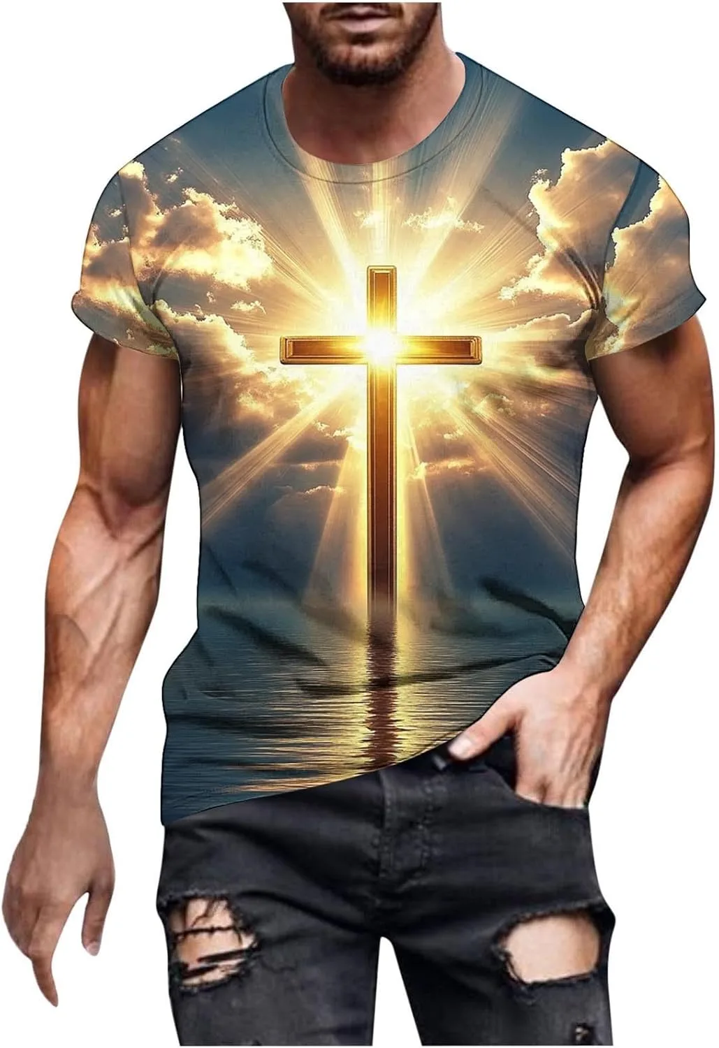 Футболка с принтом "Вера" для мужчин, летняя, короткий рукав
Футболка с принтом "Вера" для мужчин, летняя, короткий рукав