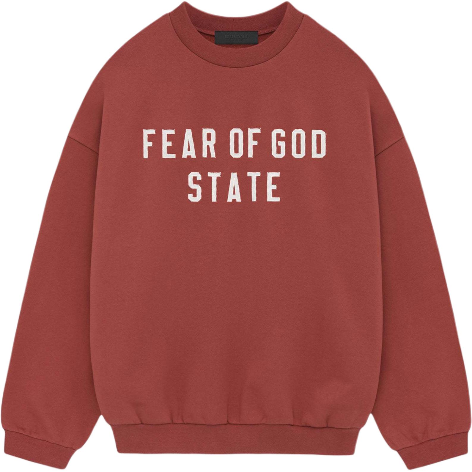 Heavy Fleece Crewneck Fear Of God Essentials, малиновый
Heavy Fleece Crewneck Fear Of God Essentials, малиновый