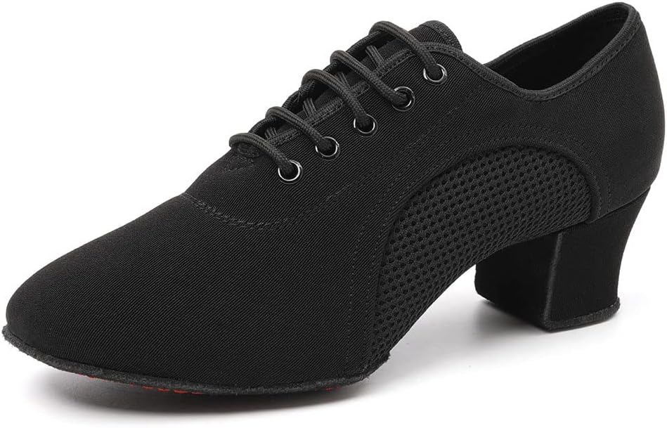 Туфли для латинских танцев JUODVMP для женщин и мужчин, для практики, с завязками, закрытый носок, стандартные бальные, для обучения и выступлений, модель LHD-NJB, черный
Туфли для латинских танцев JUODVMP для женщин и мужчин, для практики, с завязками, закрытый носок, стандартные бальные, для обучения и выступлений, модель LHD-NJB, черный